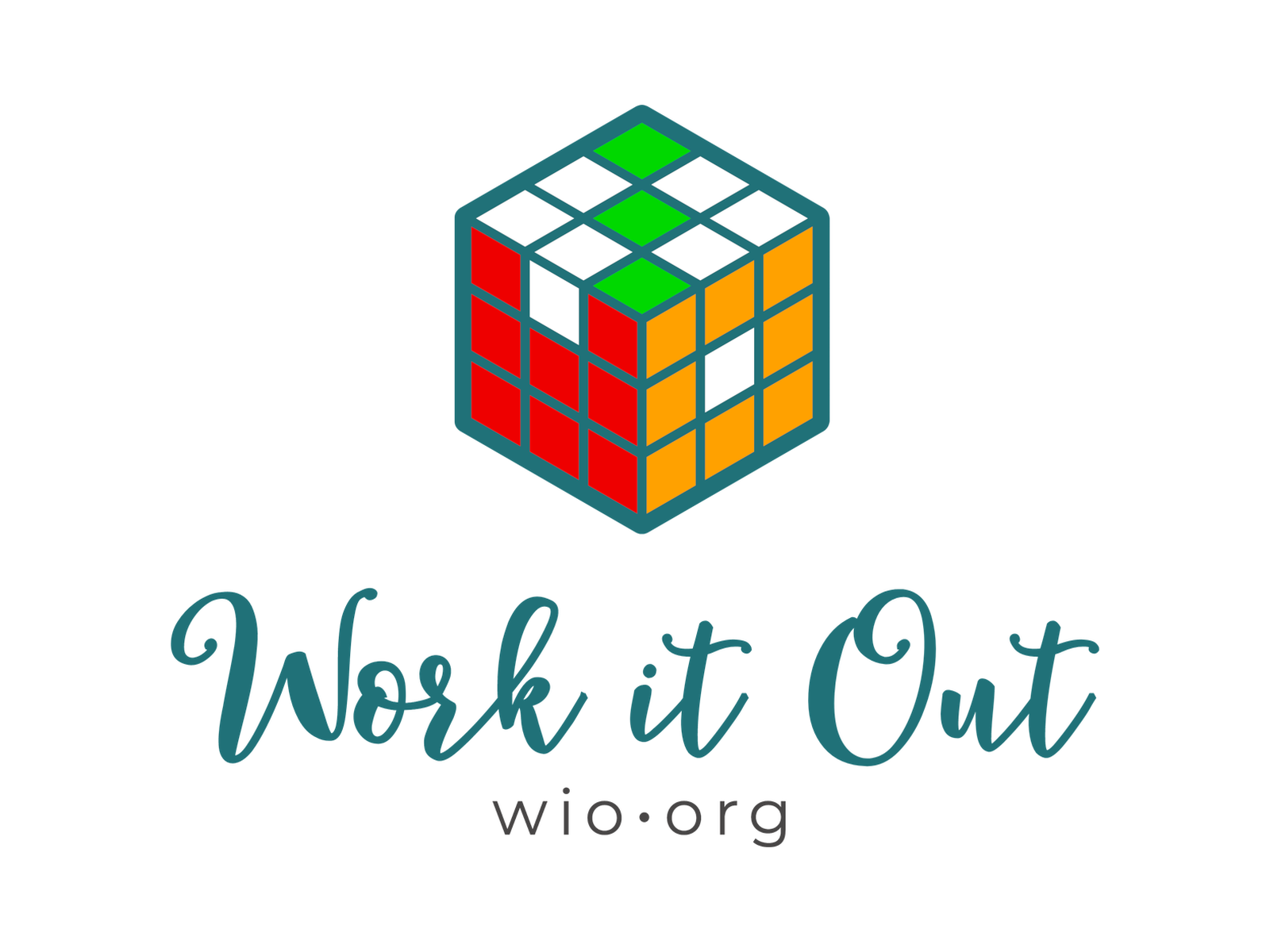 Wio logo, a Rubik’s cube inside a hexagon